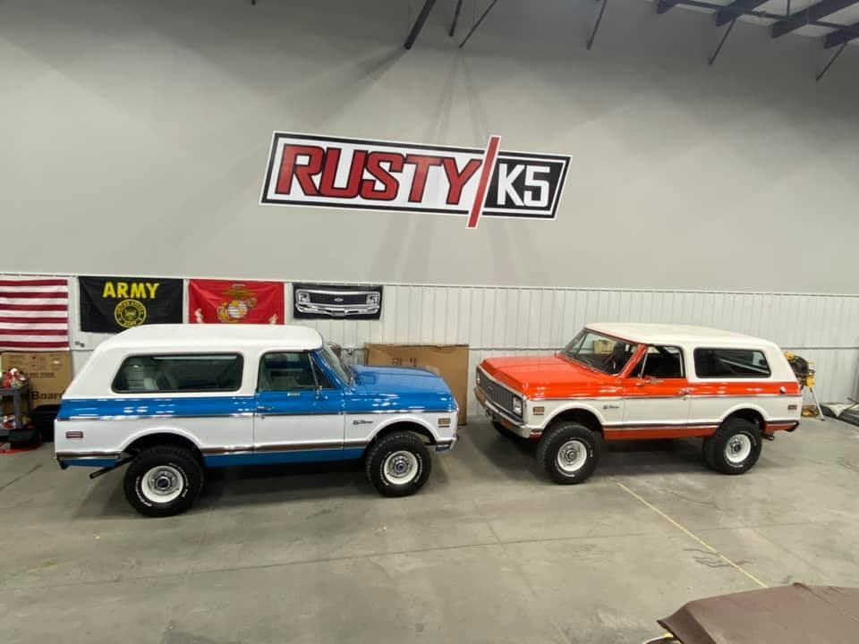 Founder at the shop — Des Moines, Rusty K5 Customs